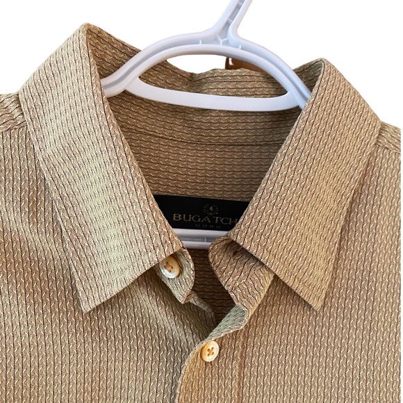 Bugatchi Mens Large Button-Down Dress Shirt - Picture 3 of 3